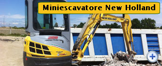 Miniescavatore New Holland